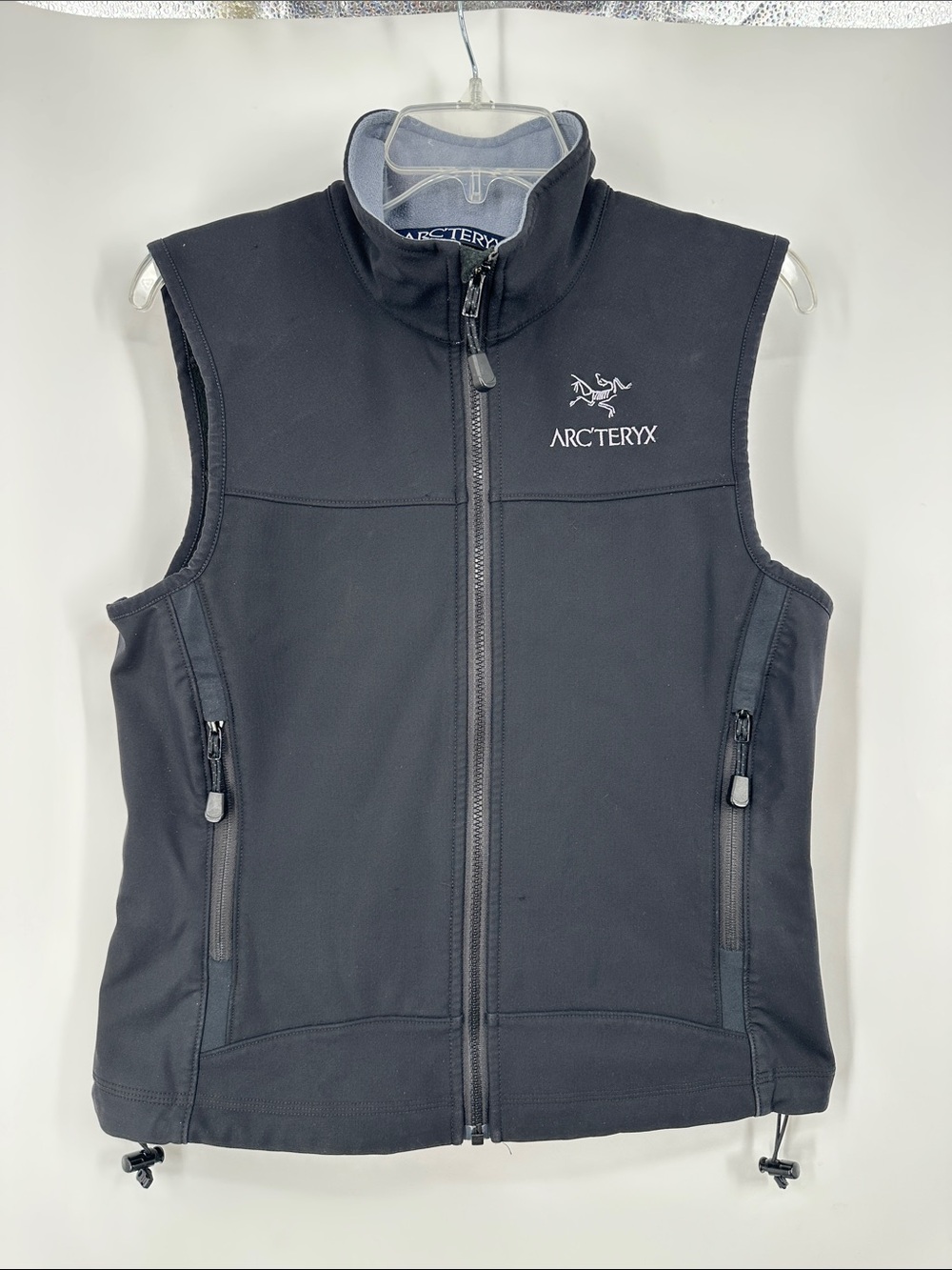 Arc'teryx Black Softshell Vest with Logo